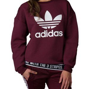 Adidas Trefoil Logo Sweatshirt Size Medium Athletic Athleisure